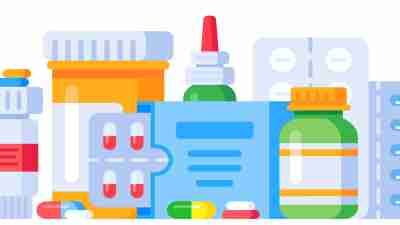 ADHD medications - illustration of different medication formulations