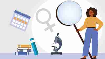 Image with women trying to search about ADHD in women and girls. This Women’s Health Month, experts weigh in on the critical areas that deserve study and attention.